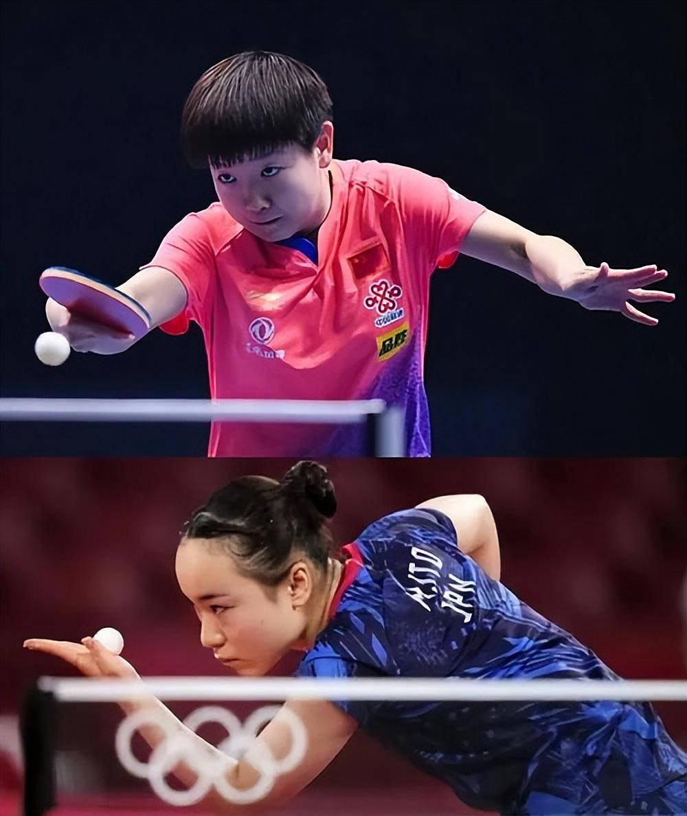 伊藤美诚 孙颖莎世 界杯相遇相关图片3