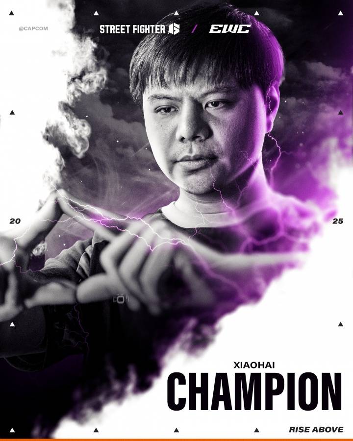 电竞世界杯《街霸6》：36岁老将血战15岁天才！Xiaohai五局逆转封神，卫冕EWC双冠王