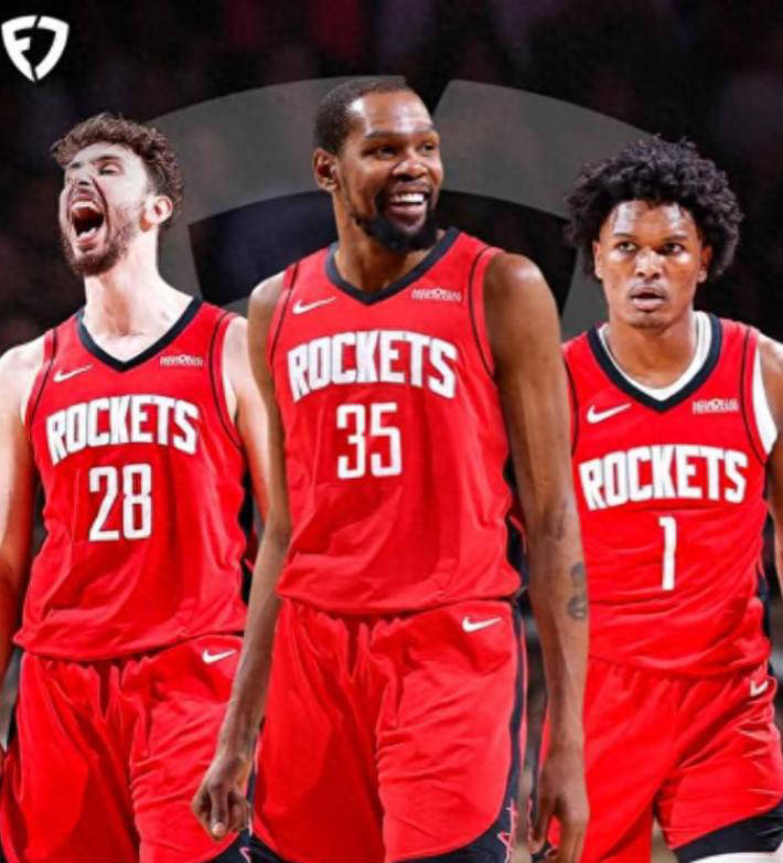 杜兰特领衔,火箭新赛季五虎场均得分曝光!