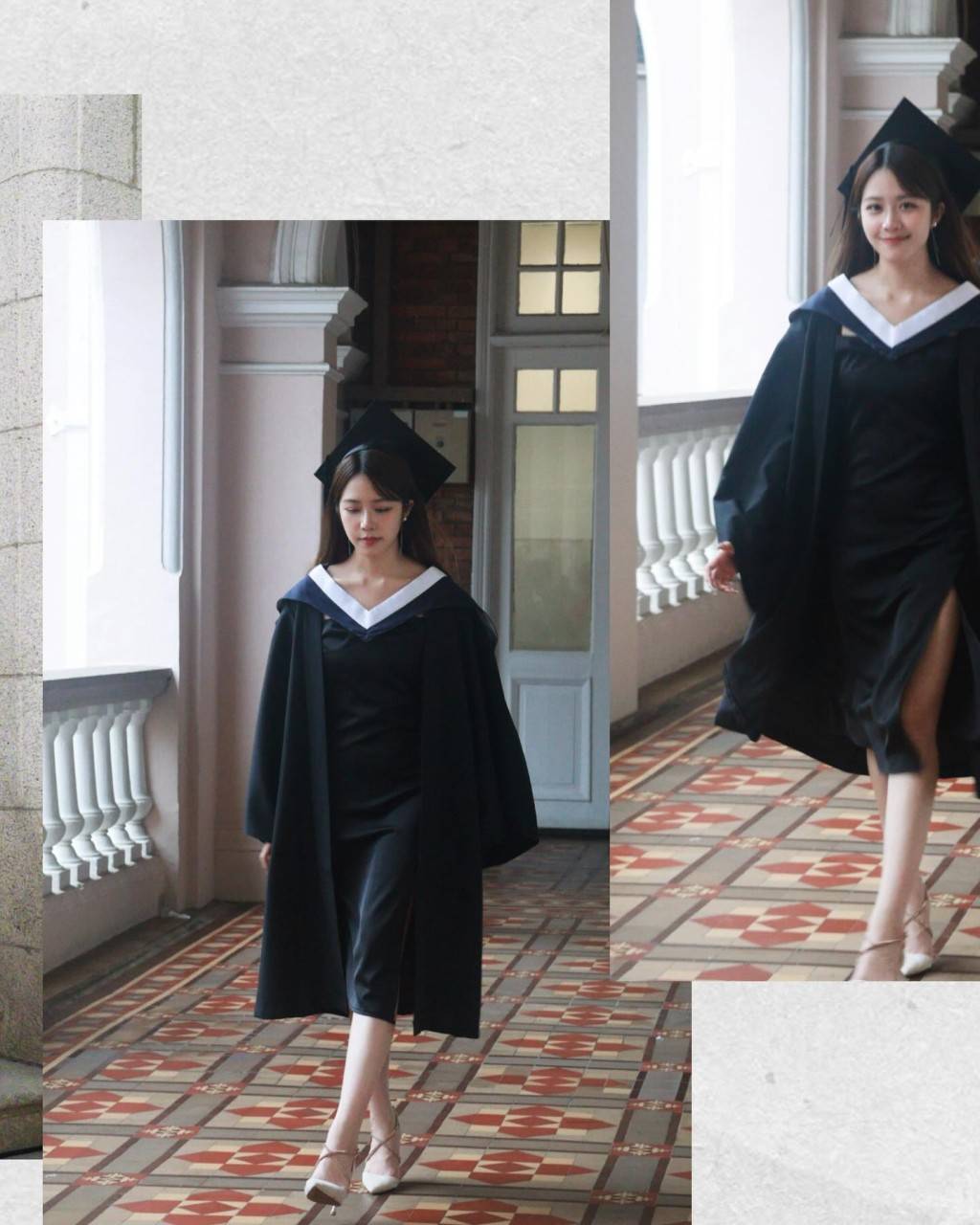 港姐庄子璇大学毕业!戴四方帽拨穗美腿撩人,曾被爆有猛料爸爸