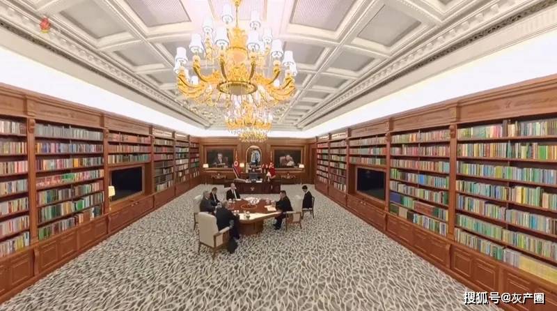 顶奢!朝鲜官方全景展示天降伟人办公室