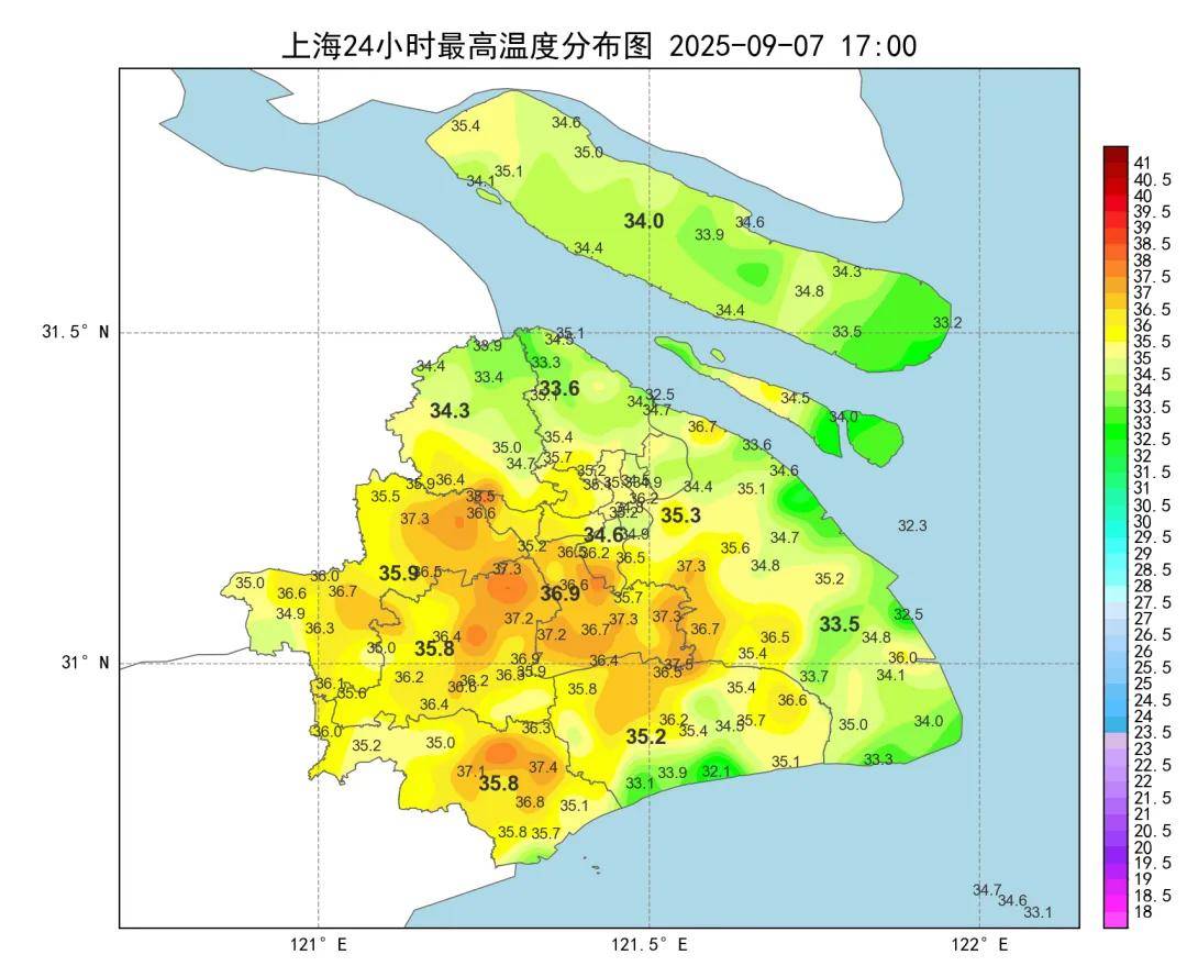 上海崇明天气预报一周今日情况