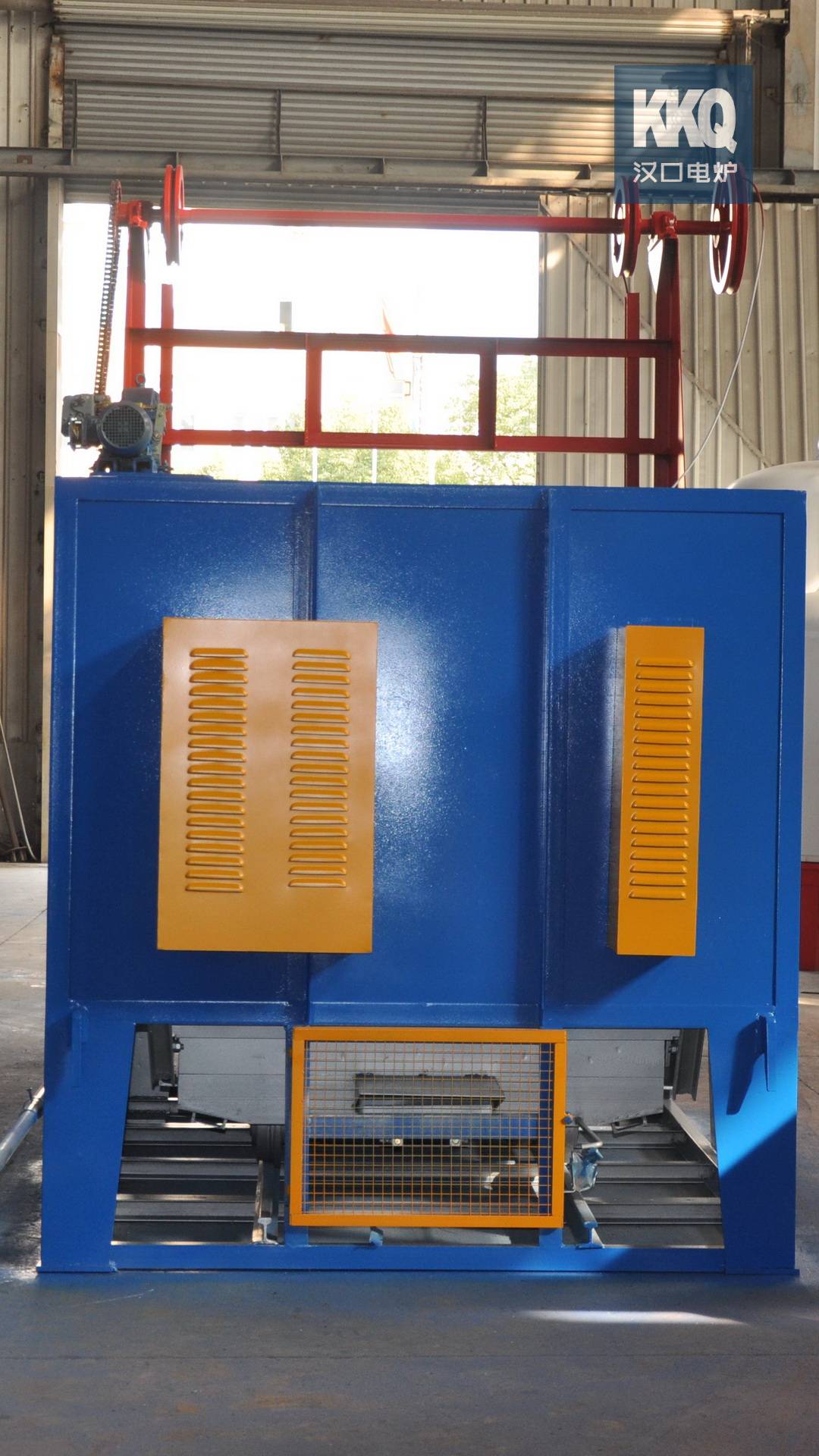 汉口电炉180kw台车式淬火炉完工发往重庆赋能热处理升级