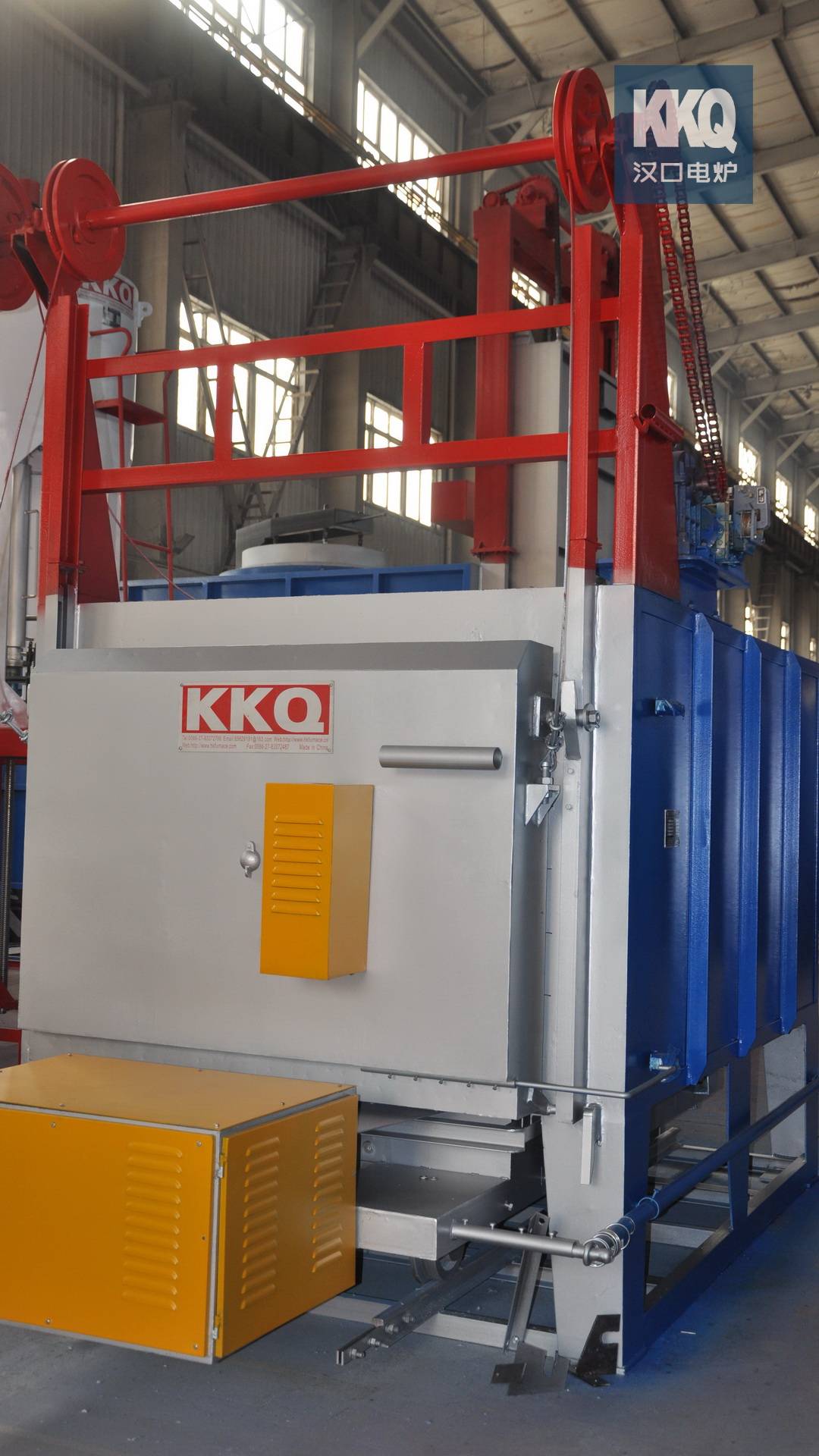 汉口电炉180kw台车式淬火炉完工发往重庆赋能热处理升级