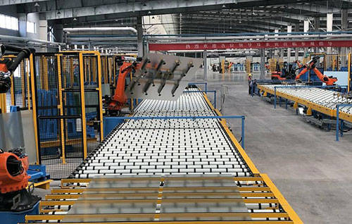 elbe万向轴在平板玻璃生产冷端传送系统上的应用