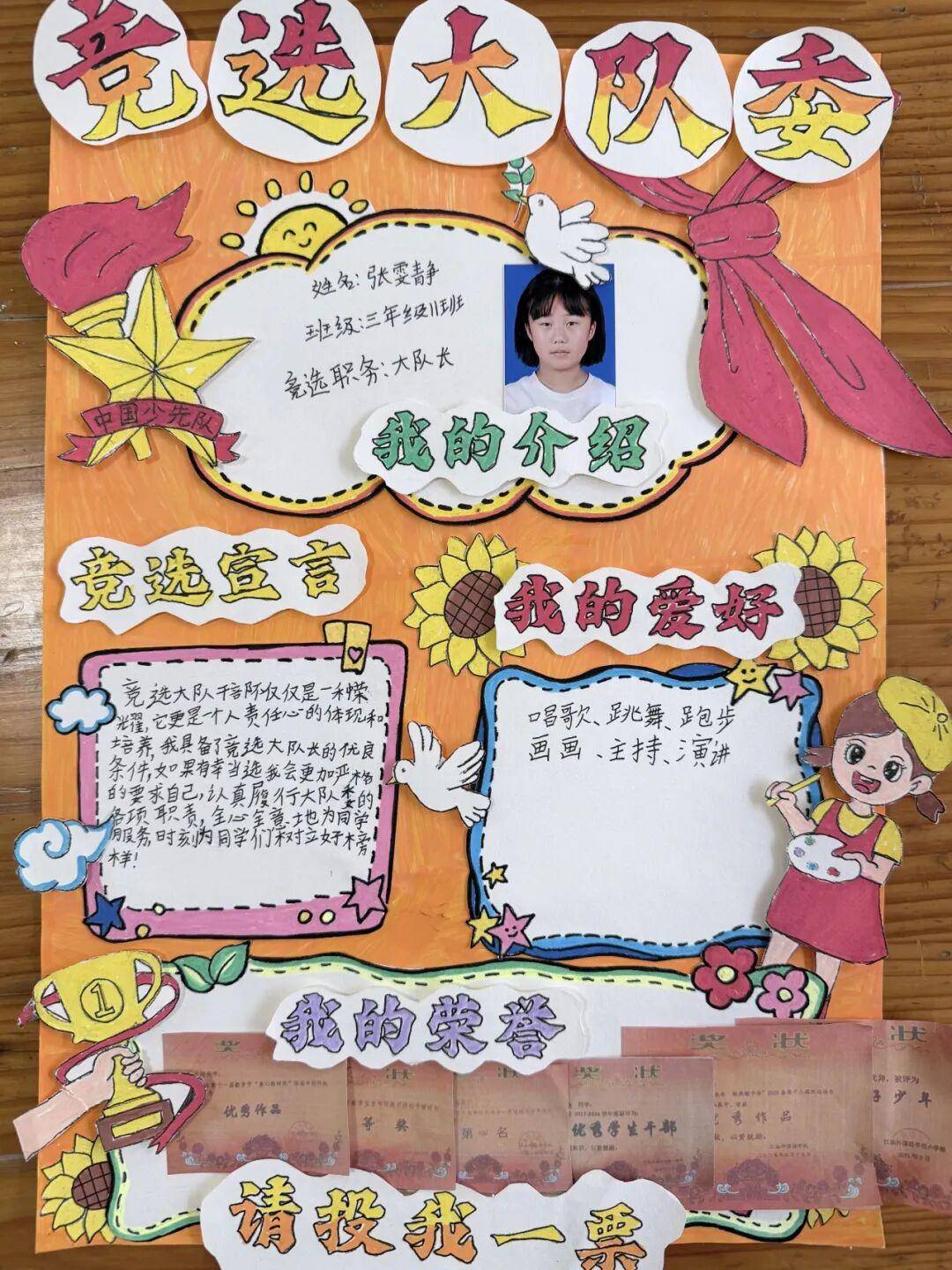 校园里,一张张色彩斑斓的自制竞选海报很是吸睛