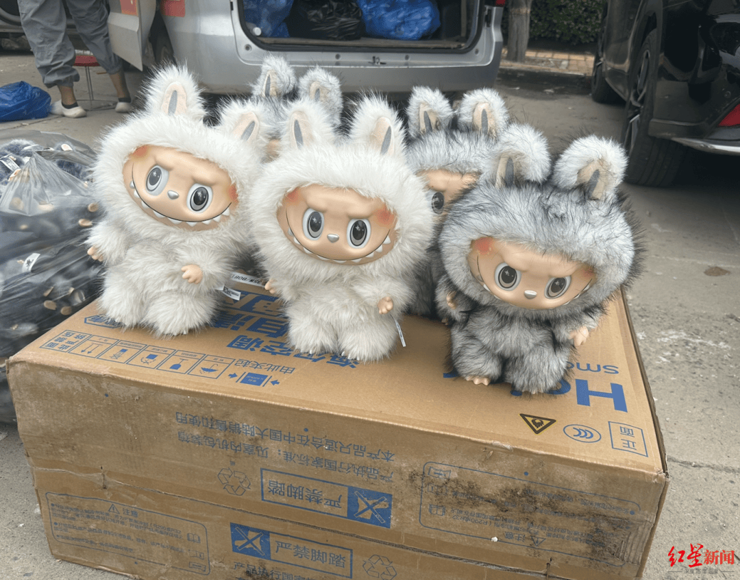 衡水市枣强县惊现盗版LABUBU大集：像卖菜