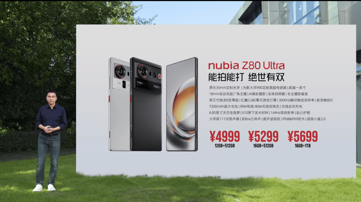 《街拍机皇 游戏战神 努比亚Z80 Ultra正式发布》