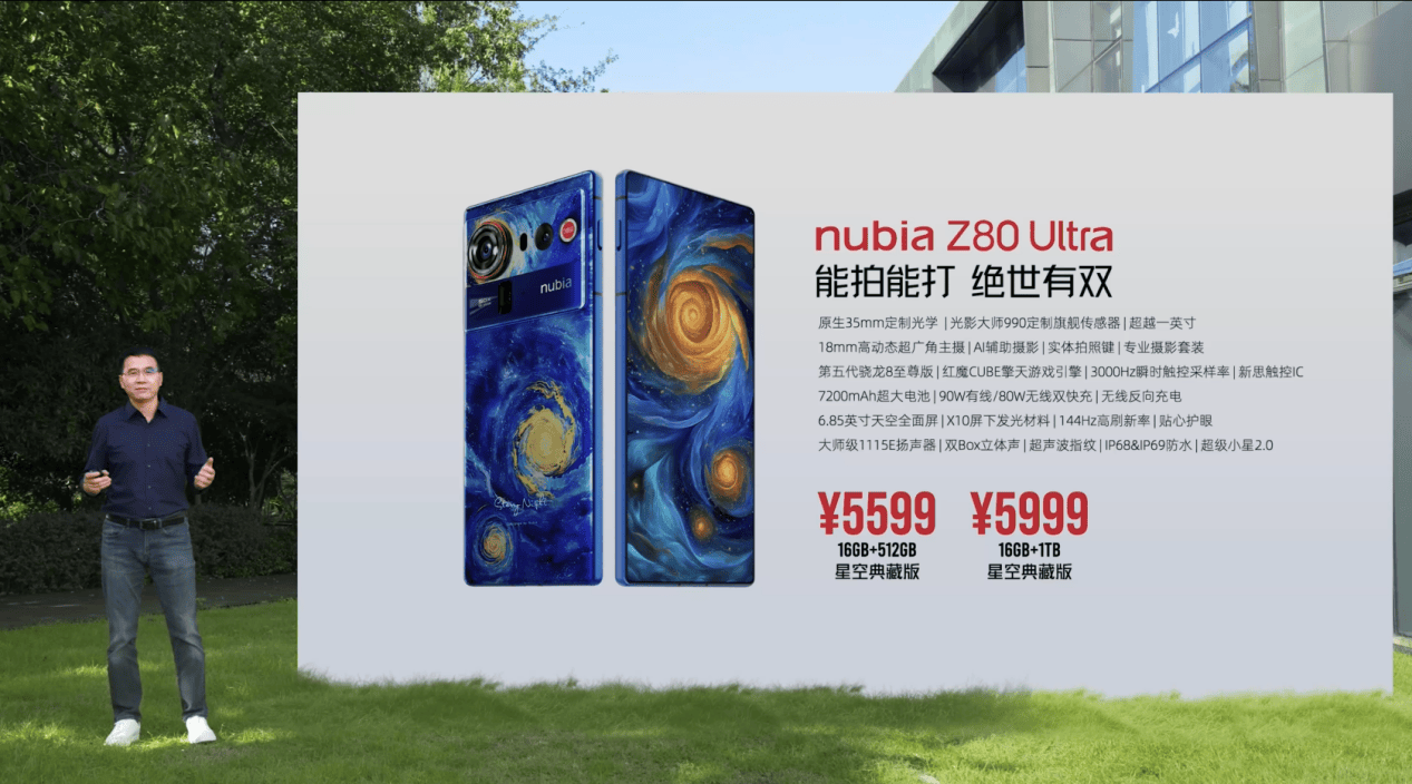 《街拍机皇 游戏战神 努比亚Z80 Ultra正式发布》
