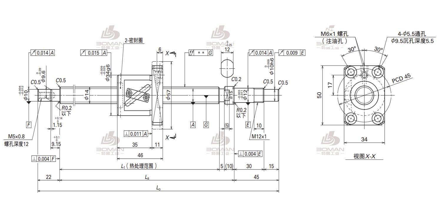 662-nsk滚珠丝杠 w1401fa-4-c5t8 产品参数介绍 nsk丝杆安