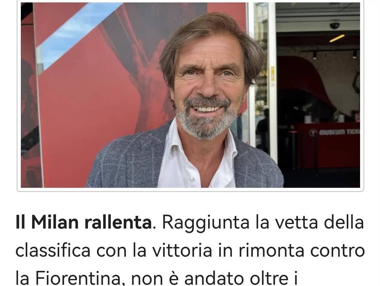 意甲知名评论员：米兰无法让40岁的莫德里奇休息，这也是导致俱乐部球员状态整体下滑的原因