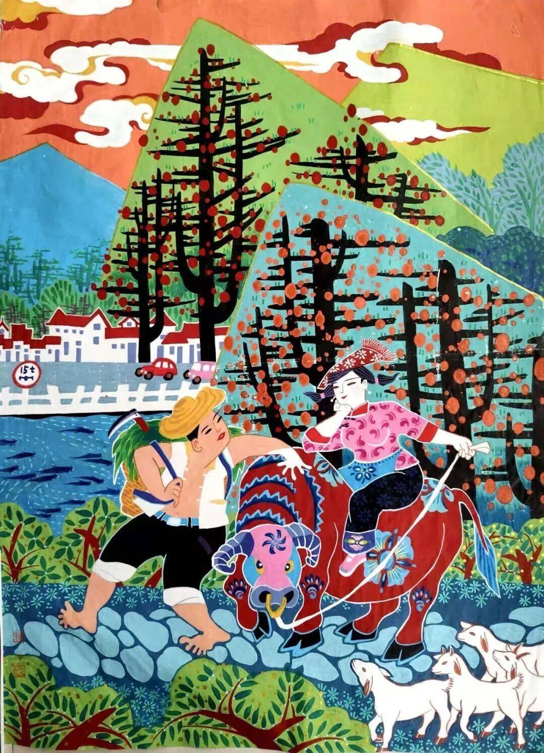 内黄农民画的集中亮相,既展现了新