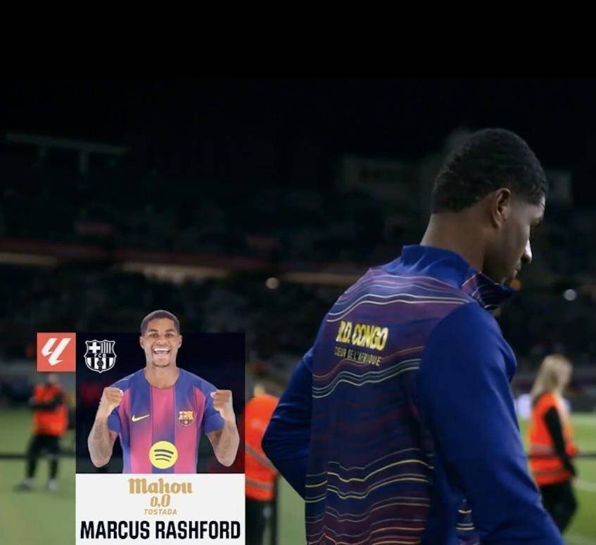 14场造12球!巴萨3-1完胜,拉什福德再进球,当选西甲官方最佳