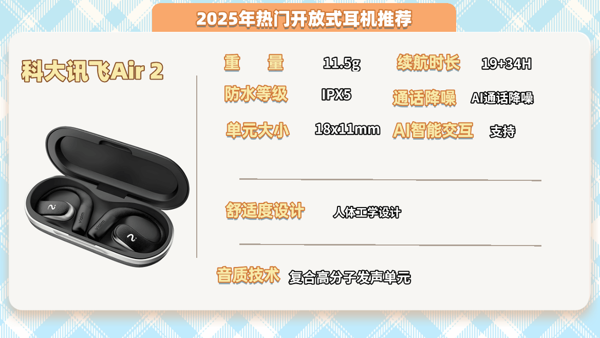 目前最建议买的开放式耳机？盘点双11十大开放式耳机性价比推荐
