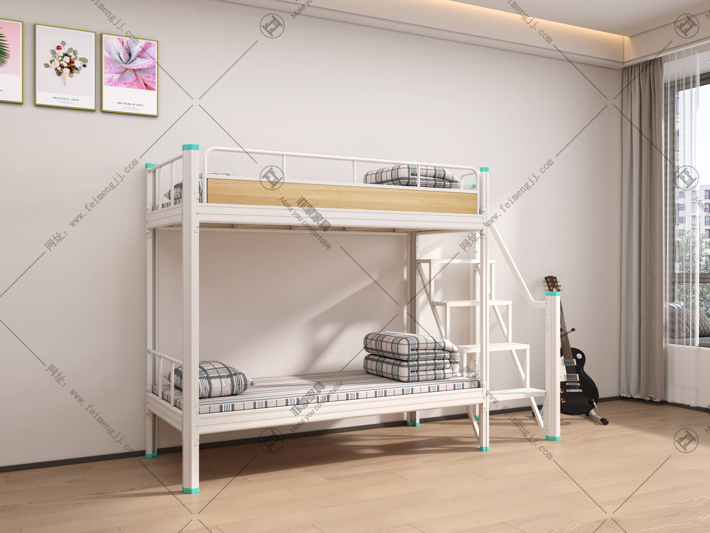 企业行政采购宿舍床定制标准:上下铺铁床批发指南