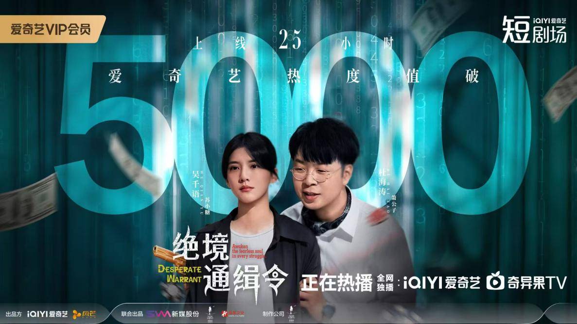 侯明昊新劇《雀骨》殺青！新媒股份品牌出圈-DVBCN