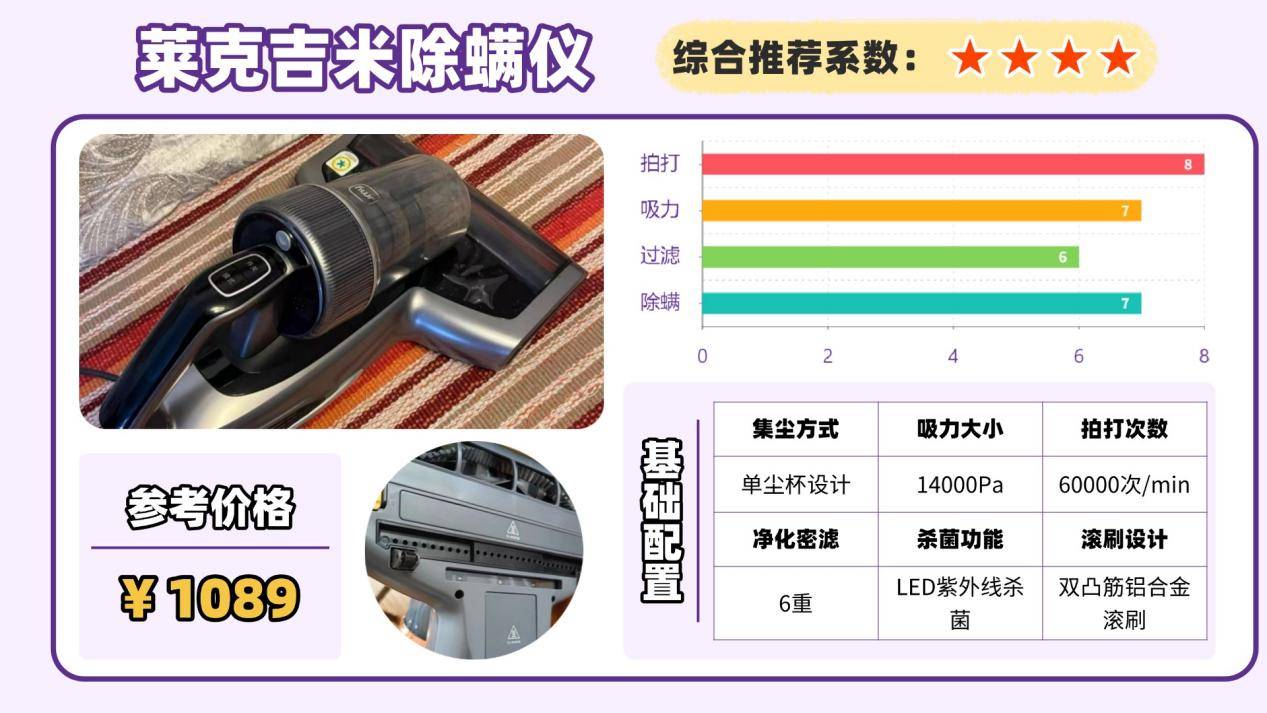 除螨仪推荐哪个牌子好用？除螨仪排行榜前十测评分享！附选购指南