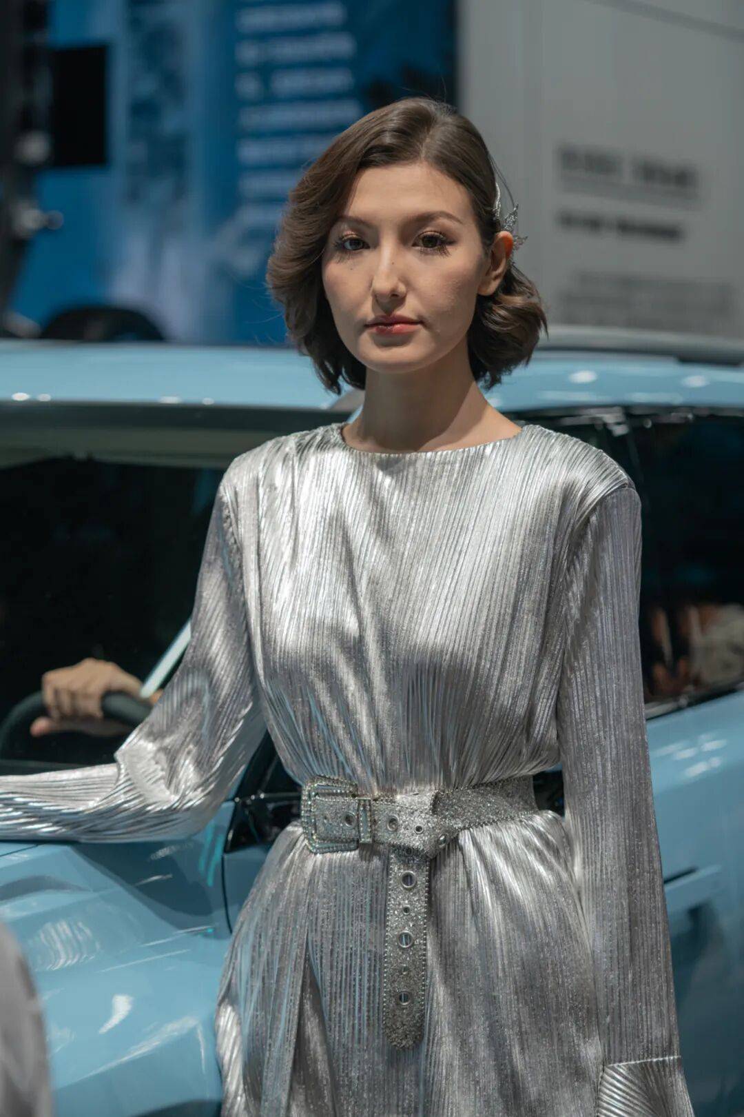 广州车展网红车模唱主角 两馆承包90%美女