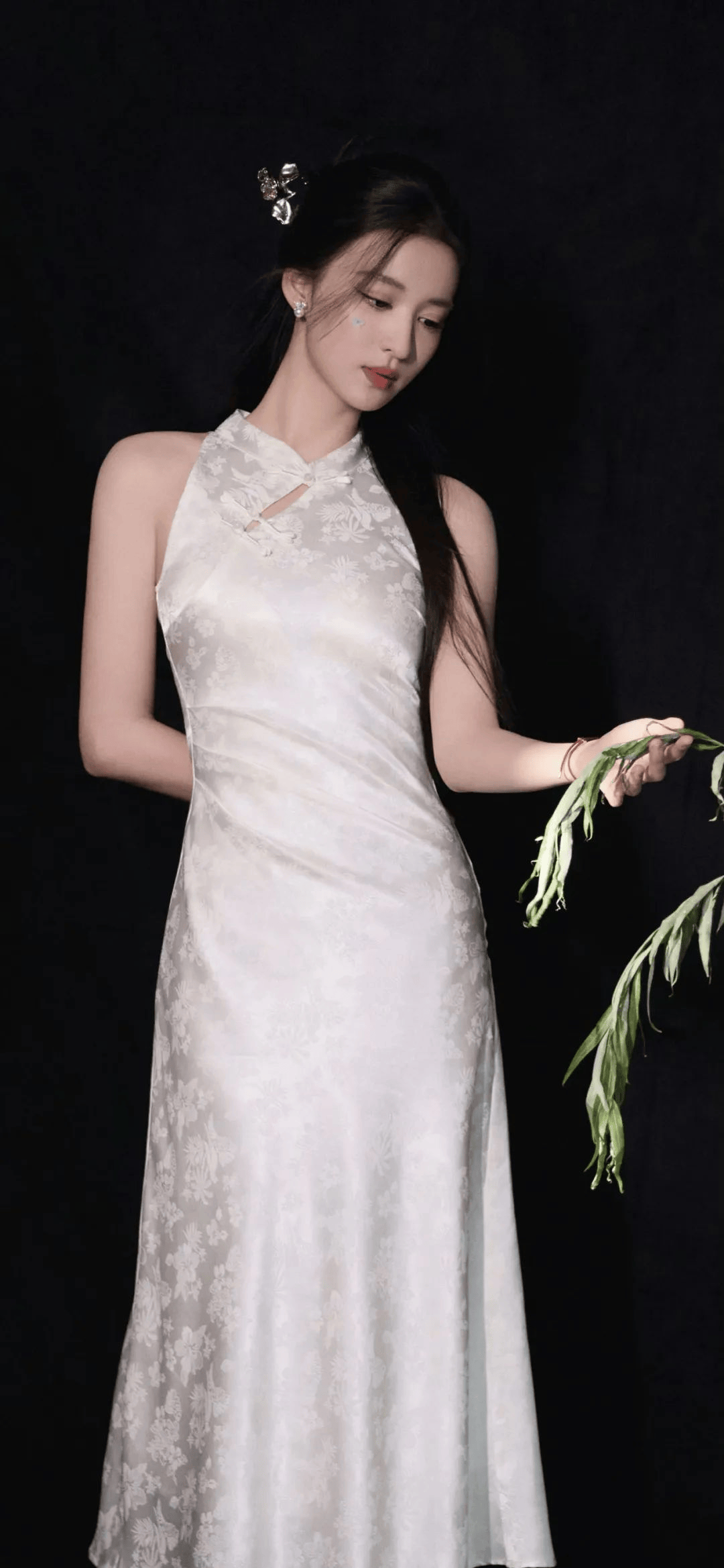 王楚然,新中式旗袍写真,颜值好顶