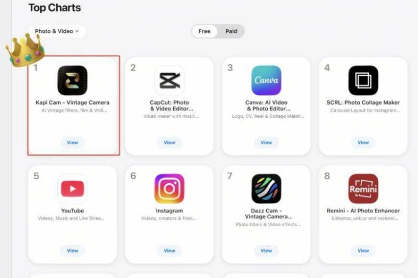 Kapi App 火到全球!商汤「Kapi相机」接连登顶多国APP Store榜单_应用_用户_出圈