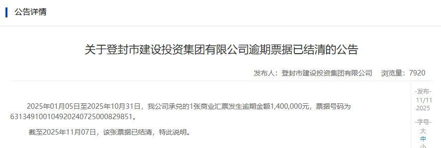 登封建投被执行近1亿:去年1.65亿长期借款逾期 37亿短债高悬(图2)