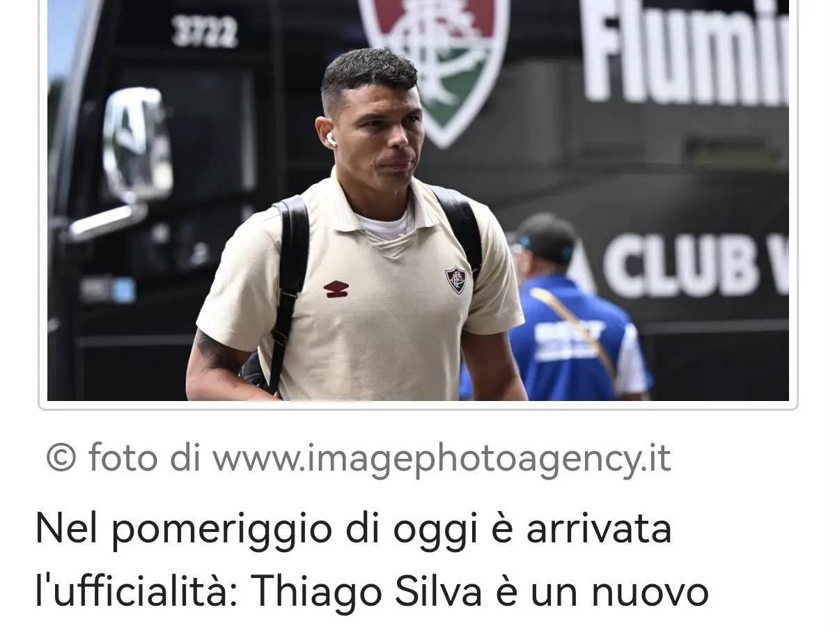 意甲知名媒体人：蒂亚戈•席尔瓦其实在3天前就和波尔图签约了，其他球队无法截胡了