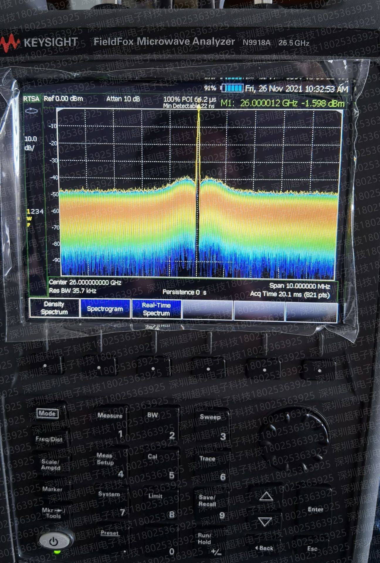 keysight n9960a n9961a便携式频谱分析仪