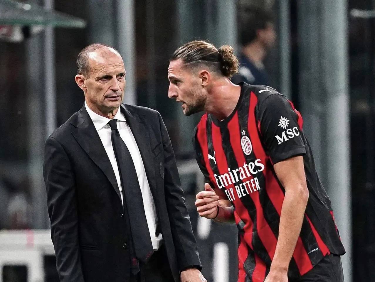 意甲：米兰球员拉比奥特谈阿莱格里，他是一位对工作十分认真的主教练