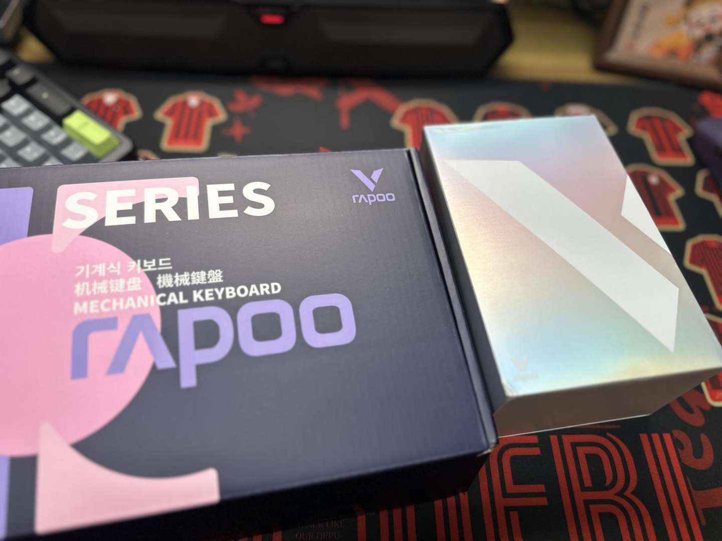 懒人狂喜！雷柏 VT9MAX+V700DIY-98长续航版，最强套装，焊死桌面 