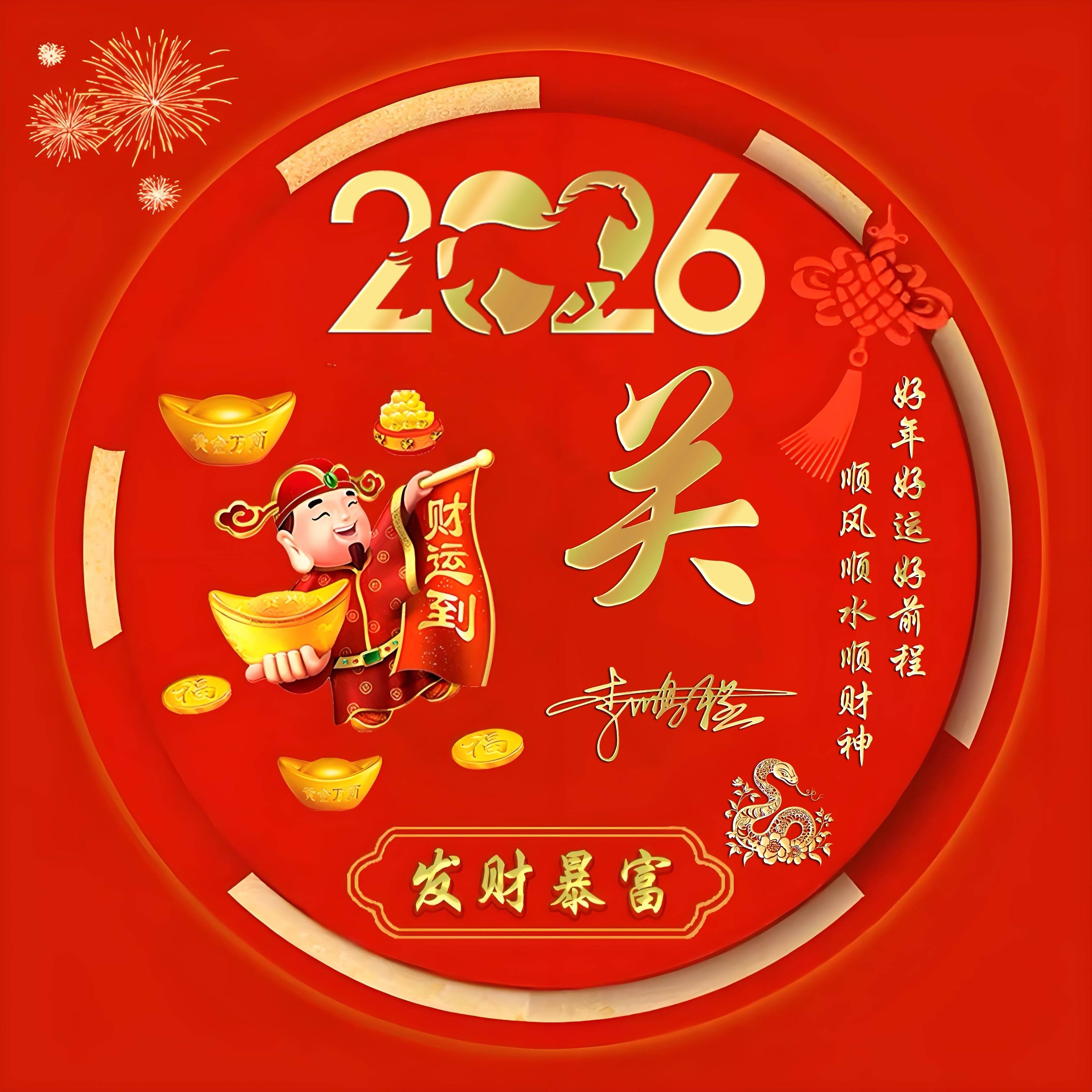 你该换个微信头像了,2026新款姓氏头像 签名48张,请查收