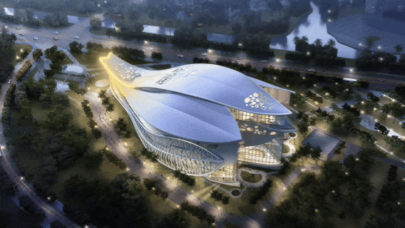  横琴3.6万㎡“莲花觅境”夜景闪亮登场！(图1)