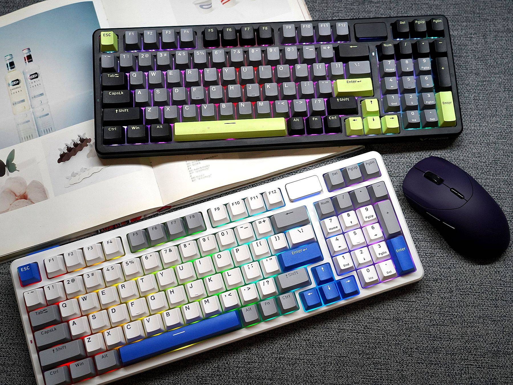 键鼠客制化难选？雷柏VT9 MAX+V700DIY-98长续航版最强续航无线键鼠套装：理想入门组合