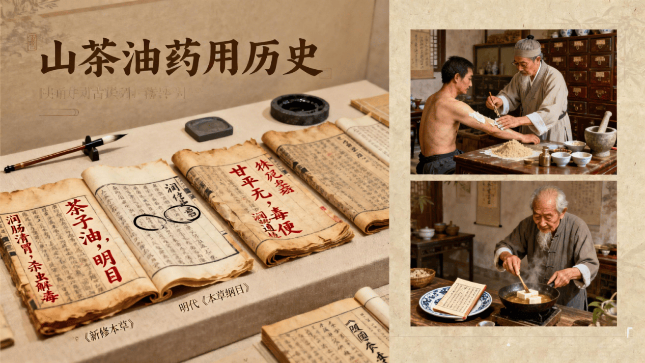 瓦子坪山茶油知识分享：山茶油的药效与功效优势