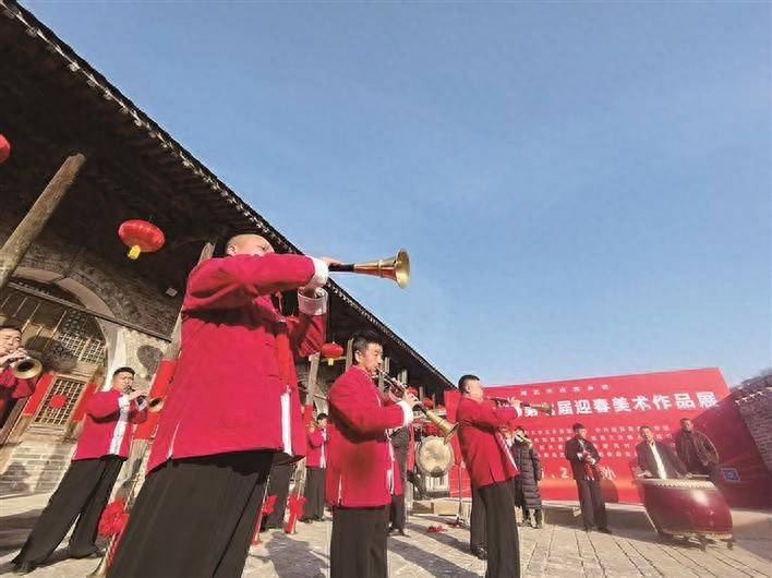 临县谢永增孙家沟艺术馆迎春美术作品展开展