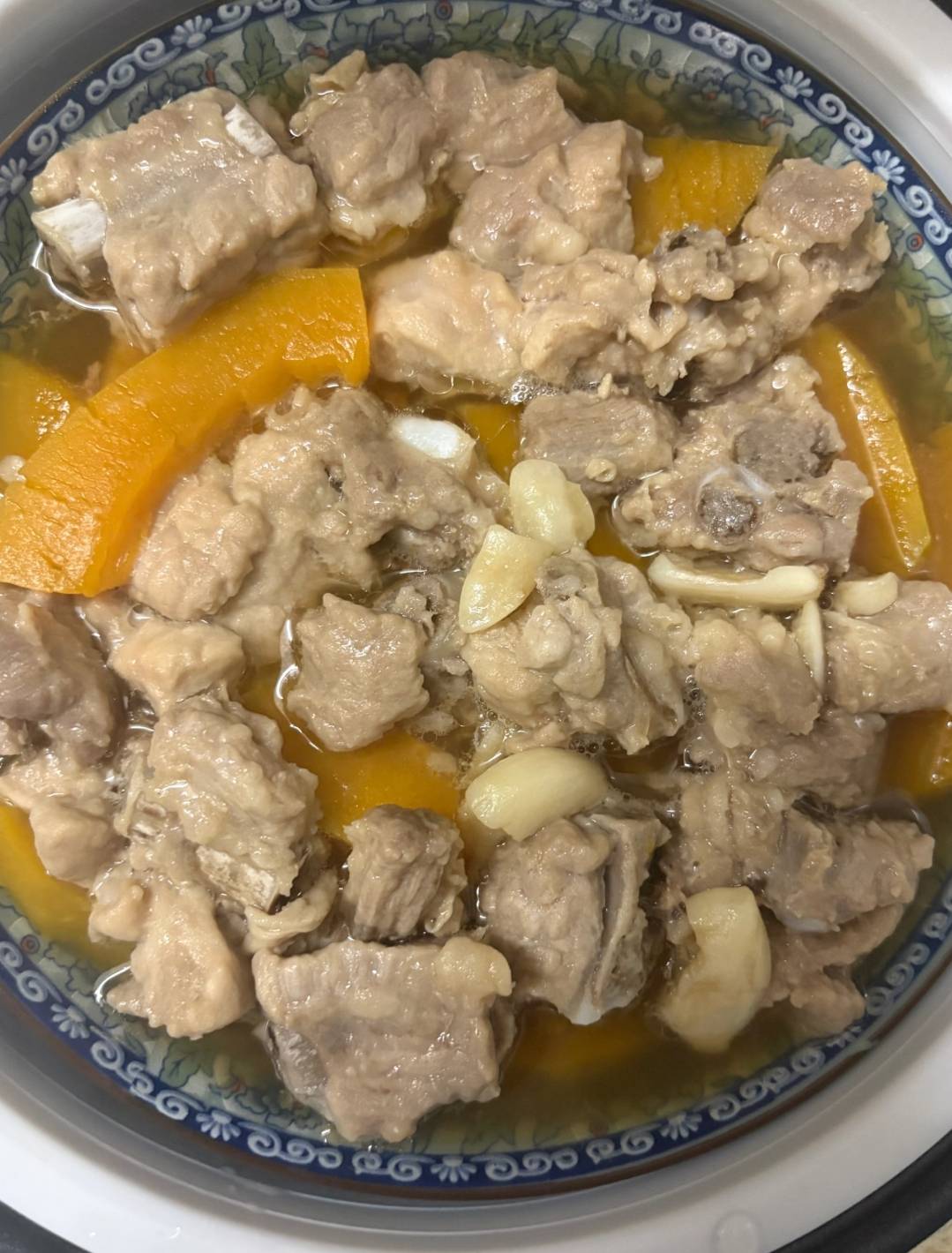 一百道减脂年夜饭之南瓜蒸排骨