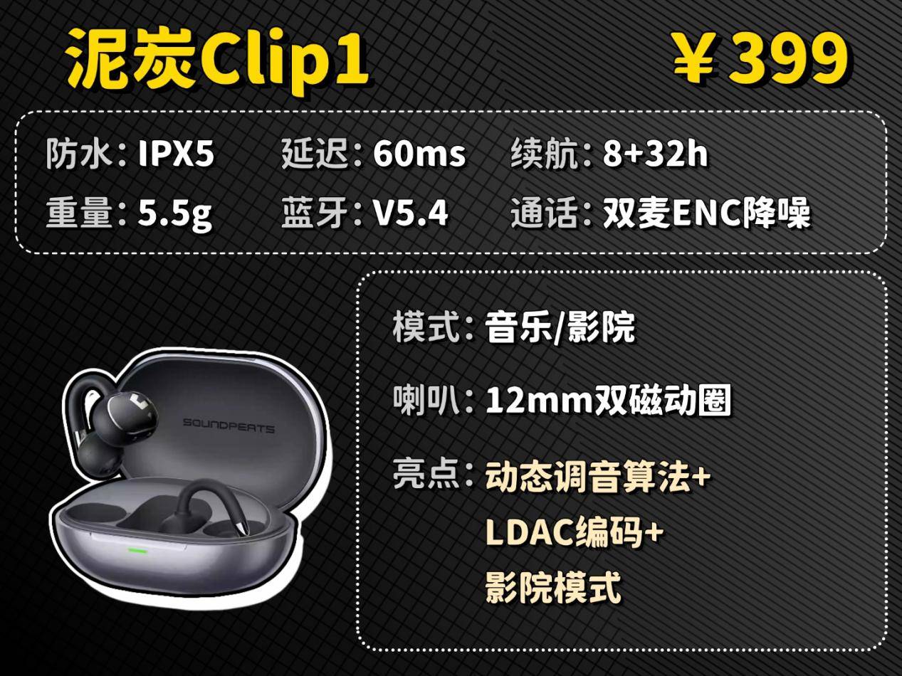 耳夹式耳机怎么选？2026 十款全价位排行榜（含百元到千元）