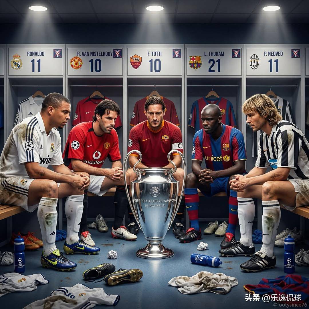 谁懂啊！这份欧冠无冠TOP15，看完我的青春直接碎了