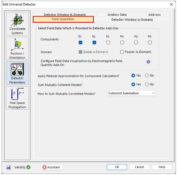 VirtualLab:通用探测器的图4