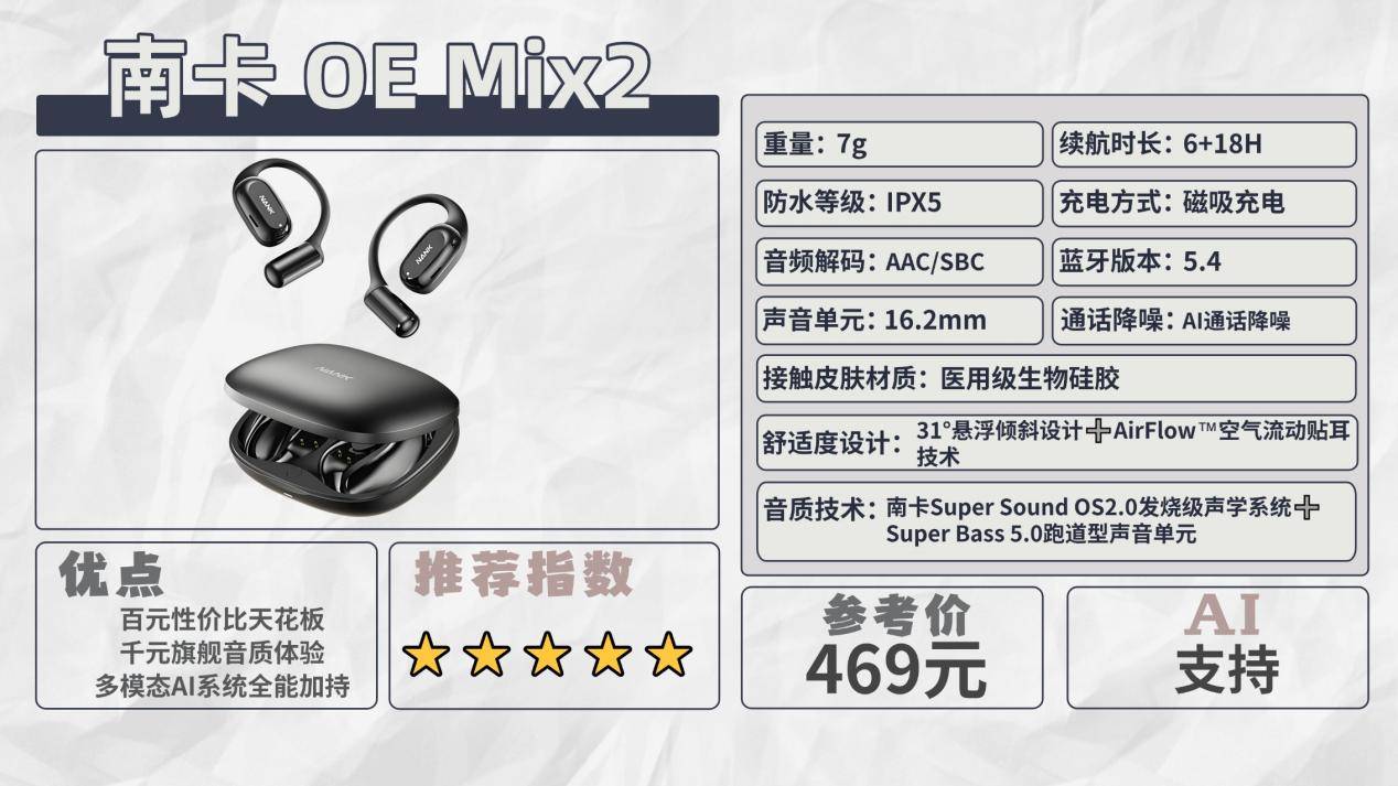 开放式耳机和入耳式耳机哪个好用?2026十款热门开放式耳机实测推荐