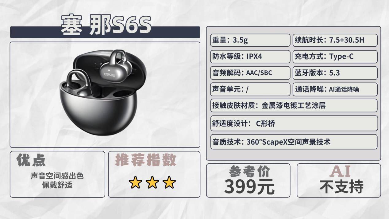 开放式耳机和入耳式耳机哪个好用?2026十款热门开放式耳机实测推荐