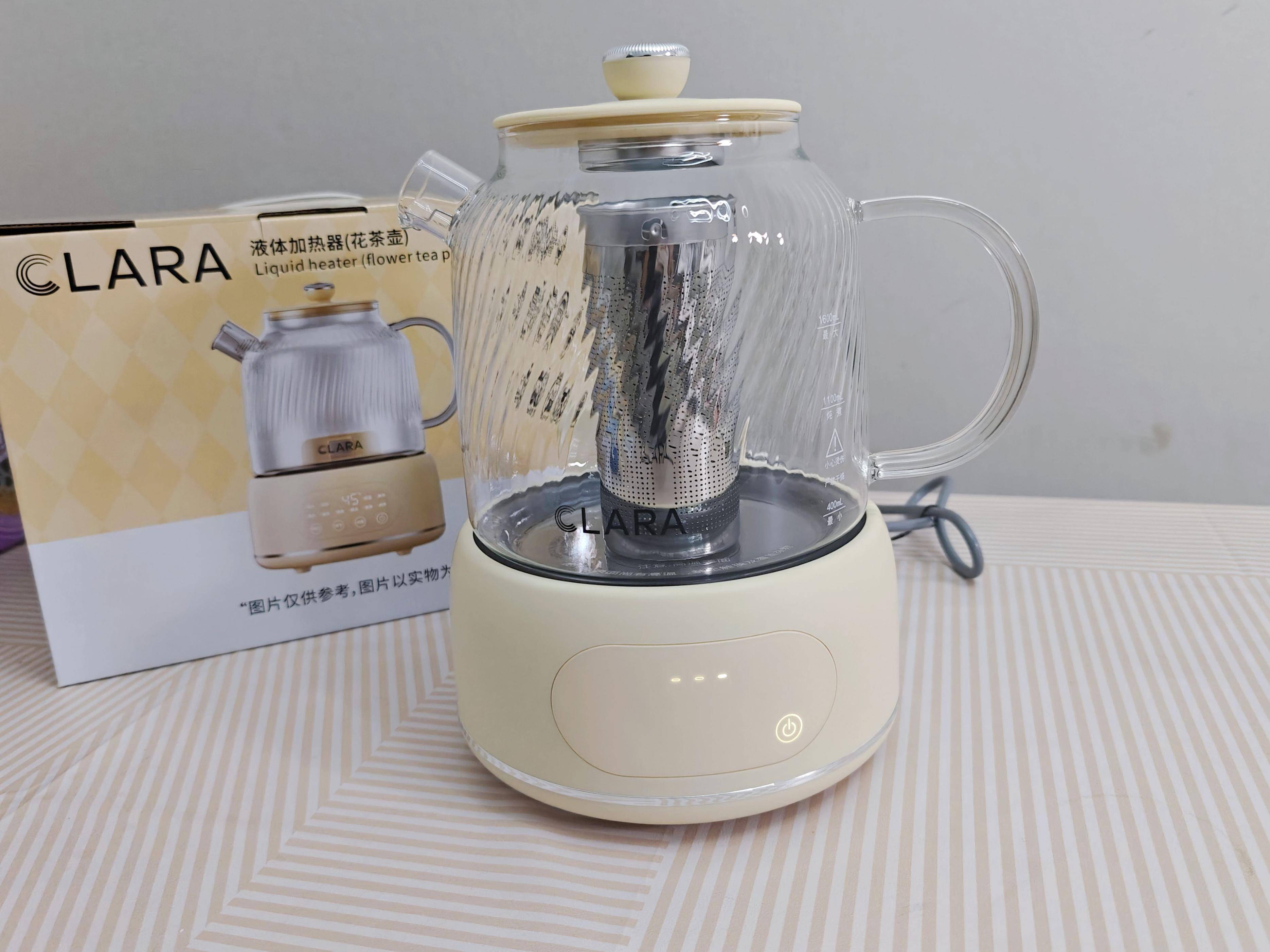 CLARA可莱养生壶真实测评：程序员加班伴侣，让每一口茶都暖到心里！