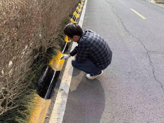 修文路社区民兵“上阵”助力保利梧桐语小区环境出新(图2)