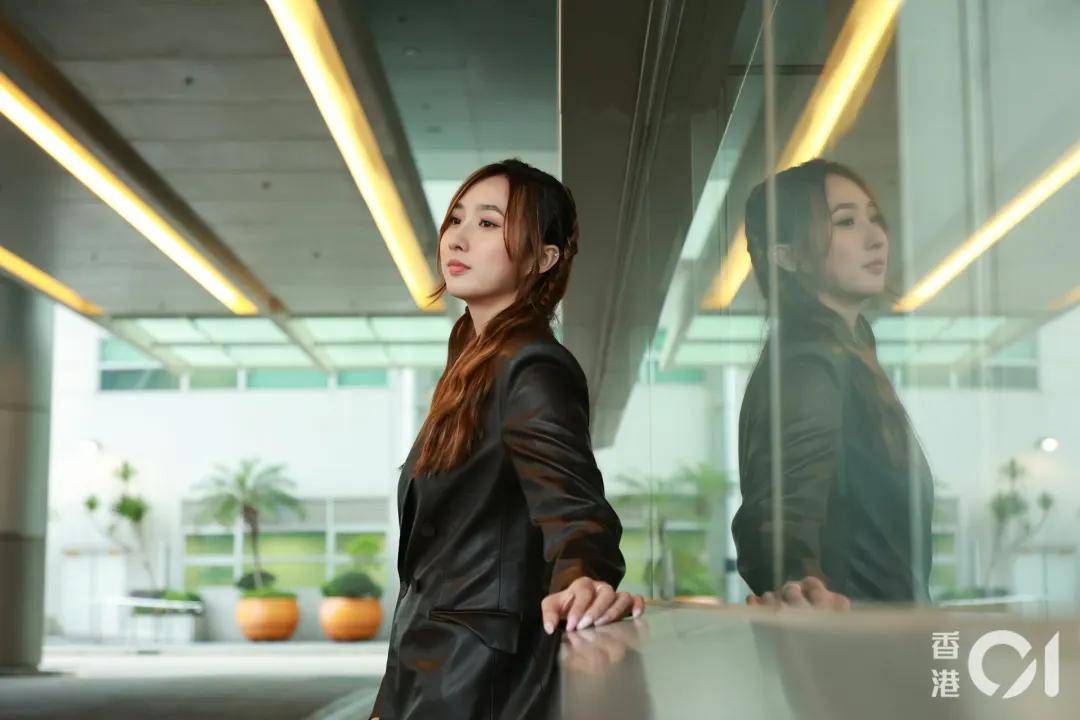 鍾柔美感激家人在她低潮時的支持，成為她的避風港。（葉志明 攝）