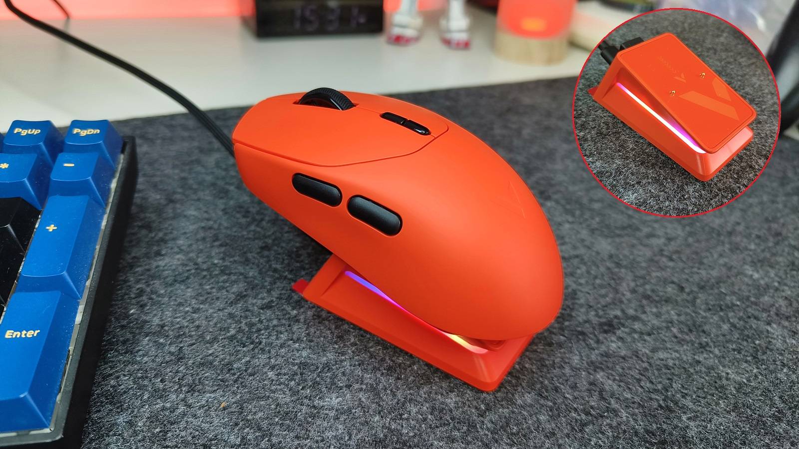 电竞鼠标界的性能怪兽组合：雷柏VT1+P5 PLUS焰影橙上手体验