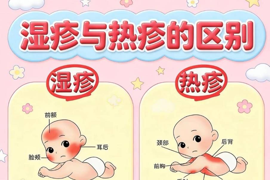 宝宝湿疹vs热疹｜区别+护理全攻略！_皮肤_环境_疹子