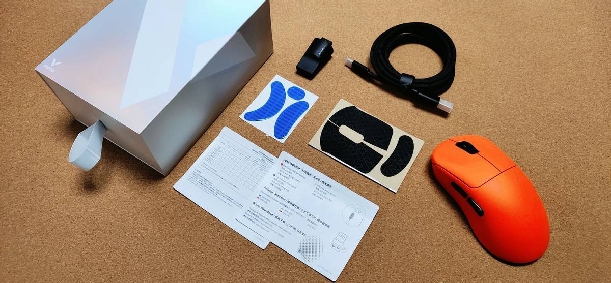 雷柏VT3s焰影橙电竞属性拉满,视觉与手感双重暴击,要不要这么猛