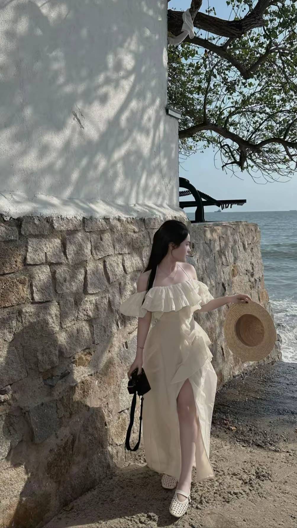 海风寄情 | 闯入莫奈油画里的“白月光”少女