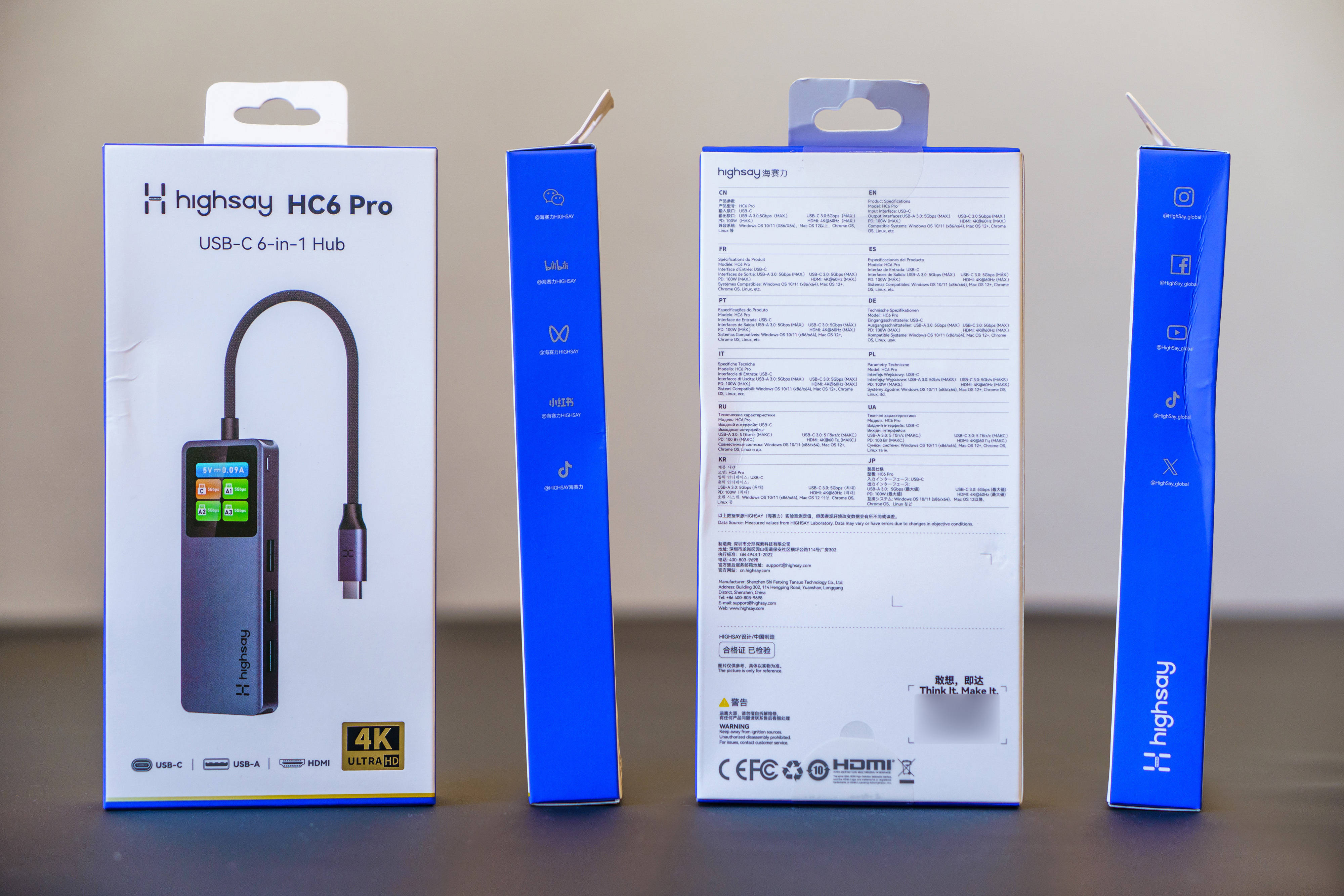 海赛力又上新了！HC6Pro可视化智显投屏扩展坞6合1体验分享