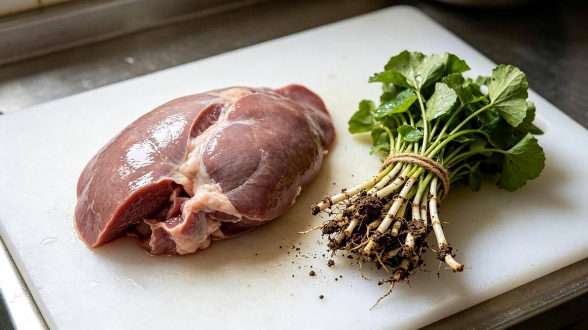 原创            猪肺配鱼腥草煮一锅，老一辈养肺秘方，清热降火超管用