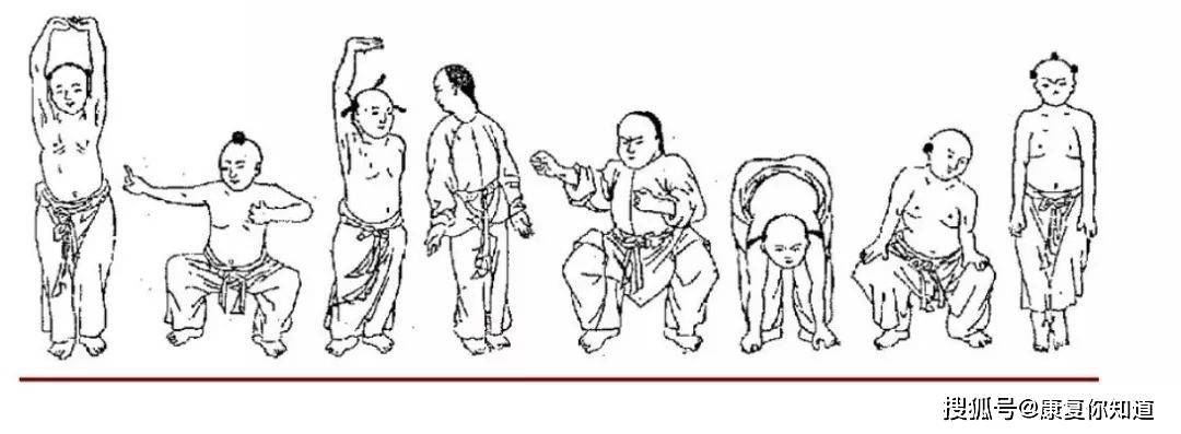 八段锦的真正功效！（真人动态图解）